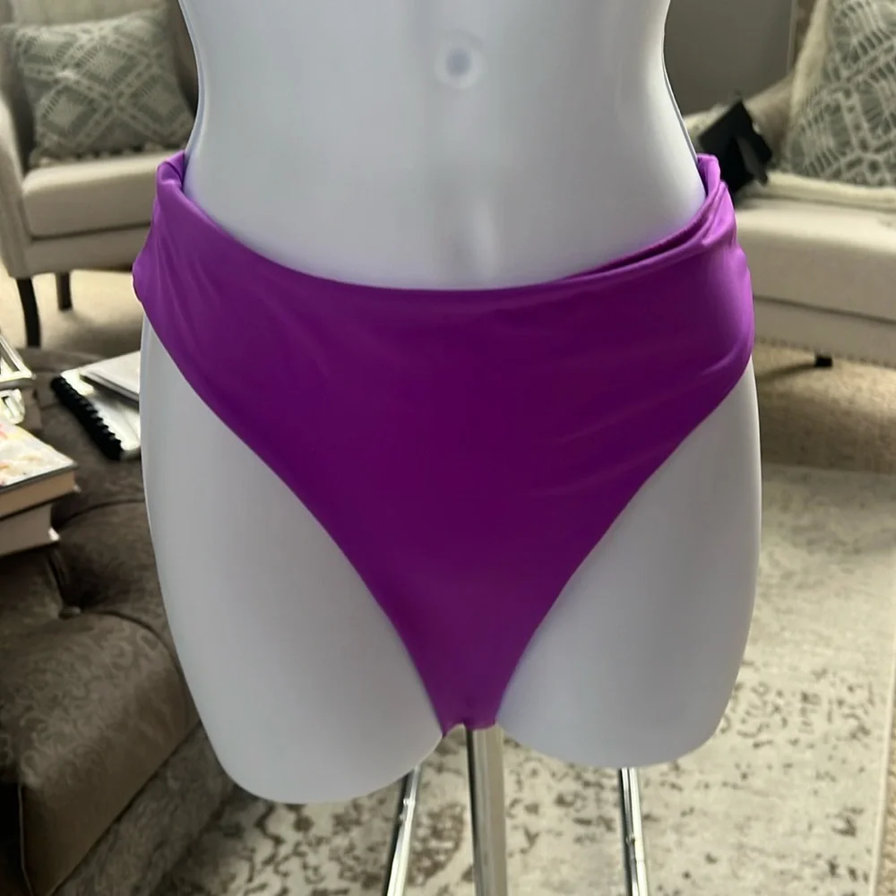 SKIMS Purple High-Waist Bikini Bottom